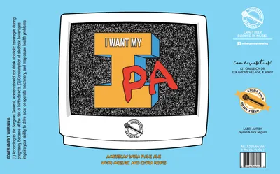 I Want My IPA label