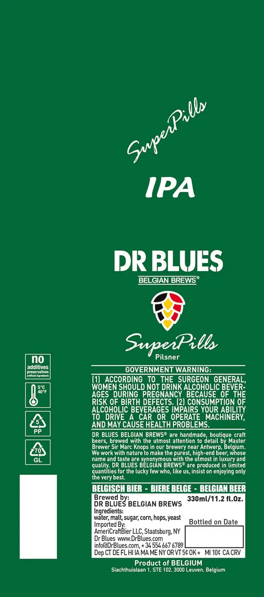 Super Pills — full label as filed with TTB