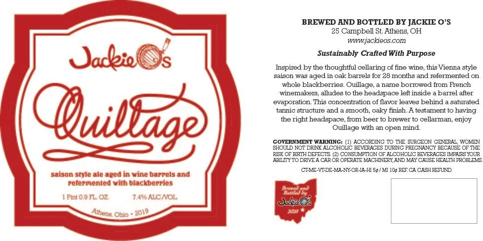 Ouillage label