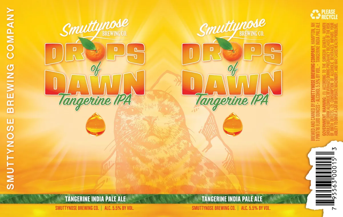 Drops of Dawn — full label as filed with TTB