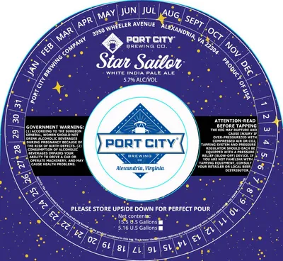 Star Sailor label