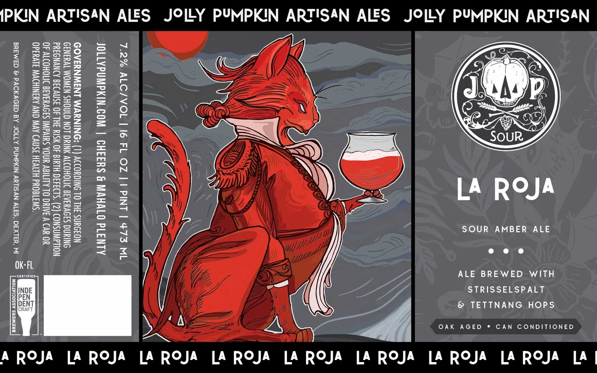 La Roja — full label as filed with TTB