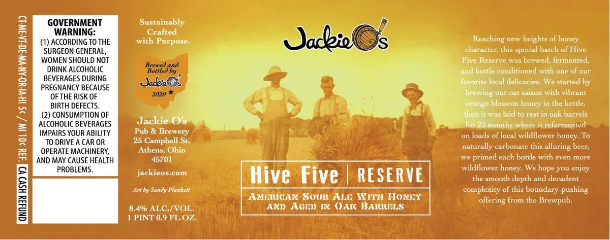 Hive Five Reserve label