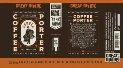 Coffee Porter label