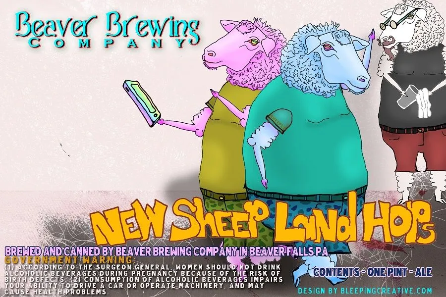 New Sheep Land Hops — full label as filed with TTB