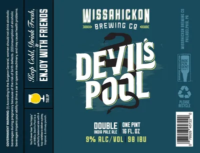Devil's Pool label