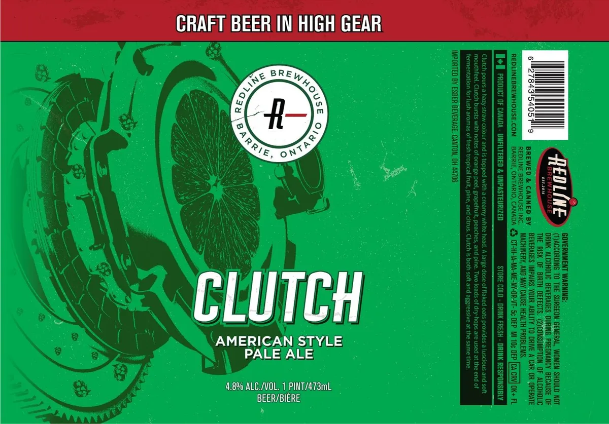 Clutch — full label as filed with TTB