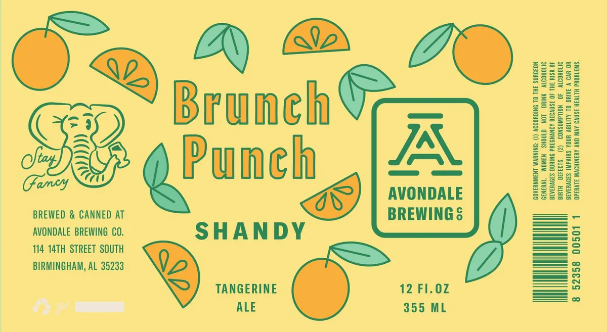 Brunch Punch label