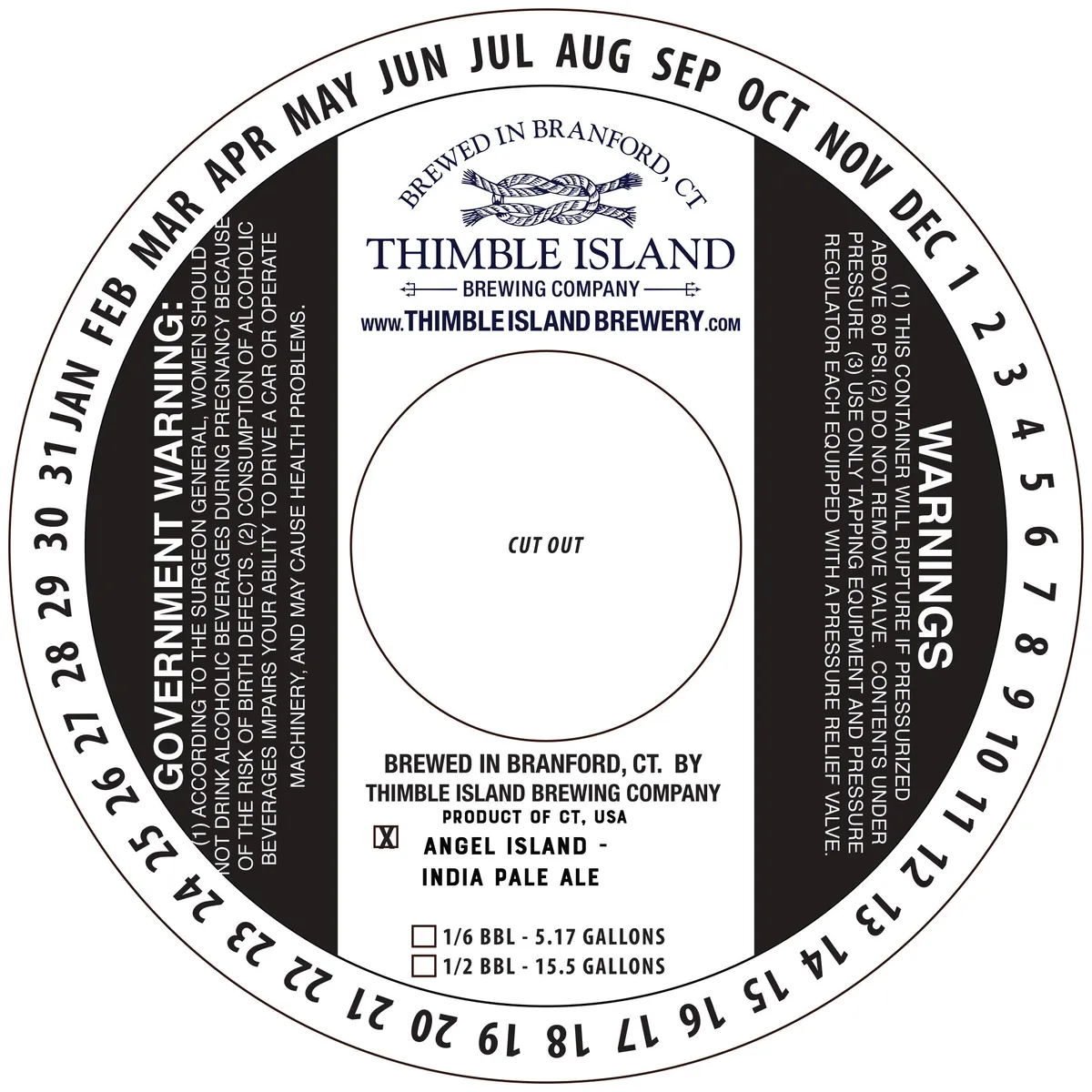 Angel Island India Pale Ale — full label as filed with TTB