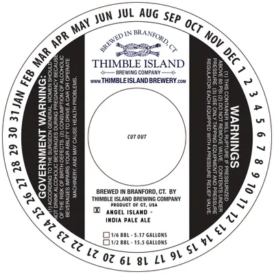 Angel Island India Pale Ale label