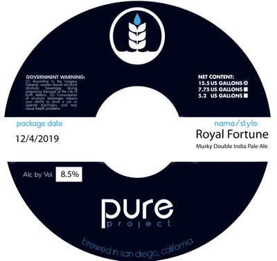 Royal Fortune label