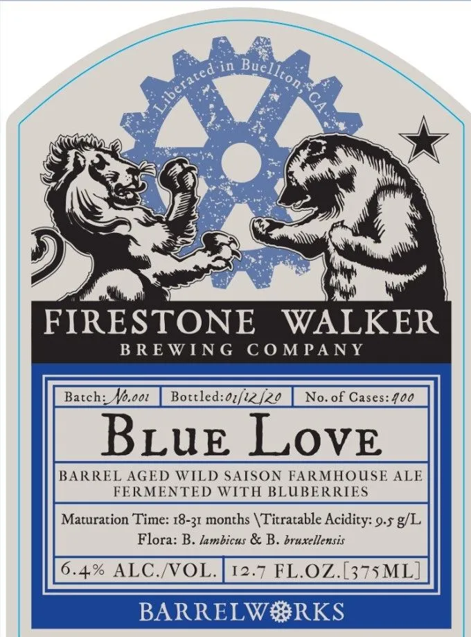 Blue Love label