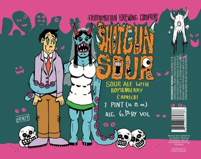 Shotgun Sour label