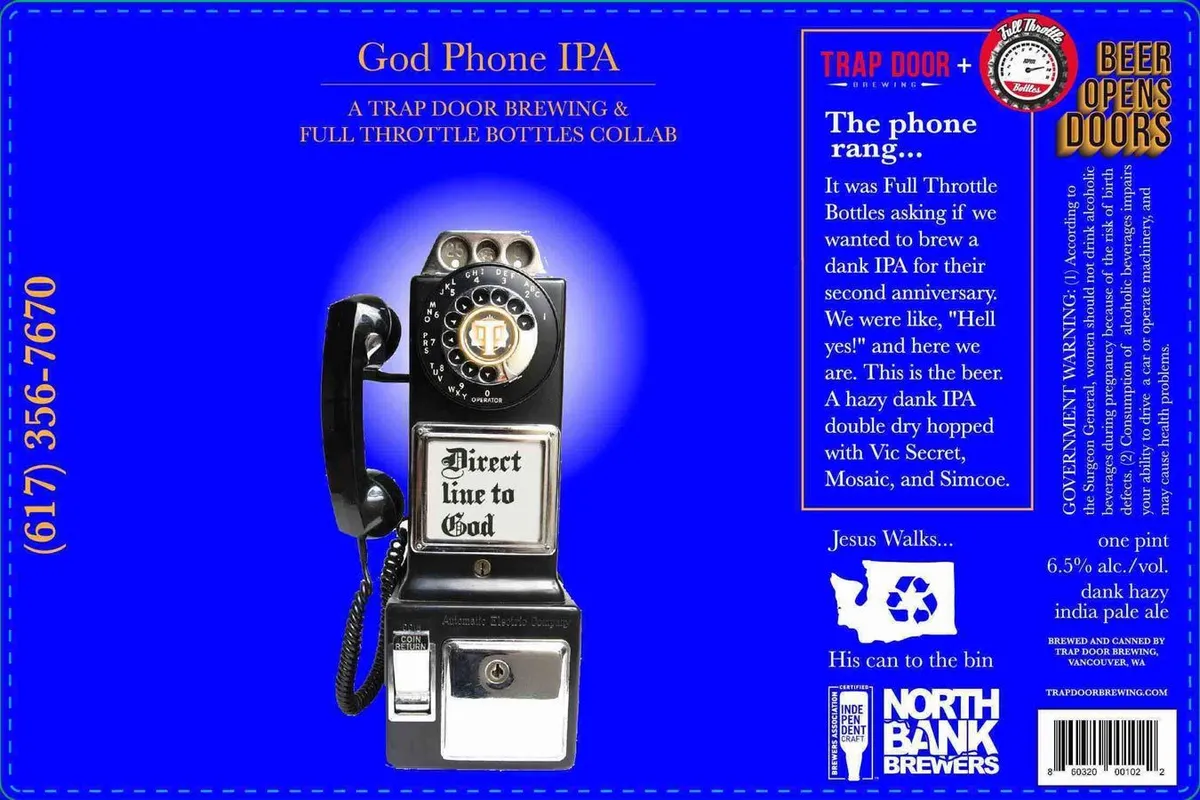 God Phone IPA — full label as filed with TTB