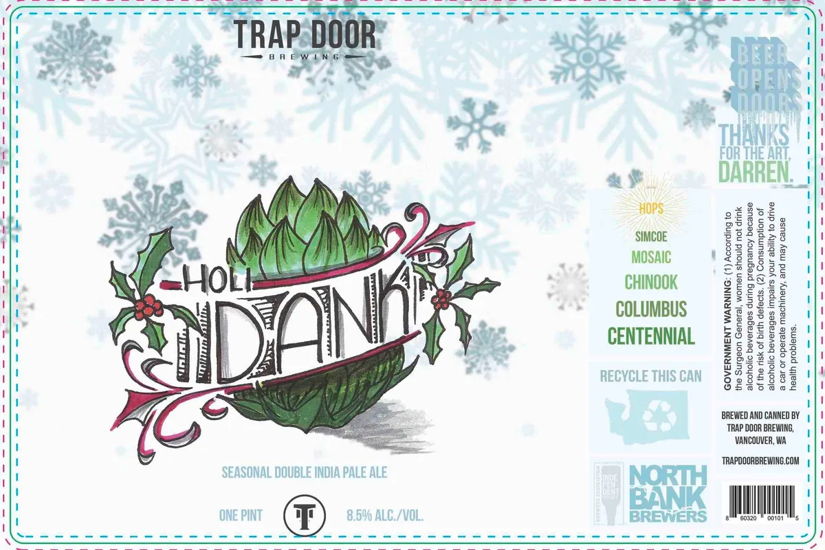 Holidank — full label as filed with TTB