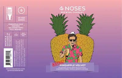 Pineapple Velvet label