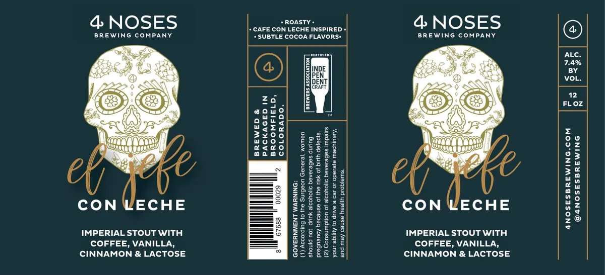 El Jefe Con Leche — full label as filed with TTB