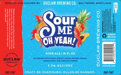 Sour Me Oh Yeah! label