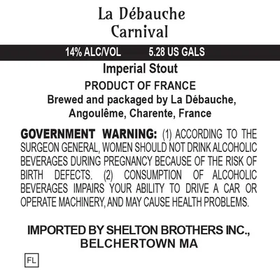 La Débauche Carnival label