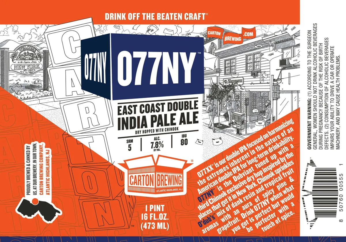 077NY — full label as filed with TTB