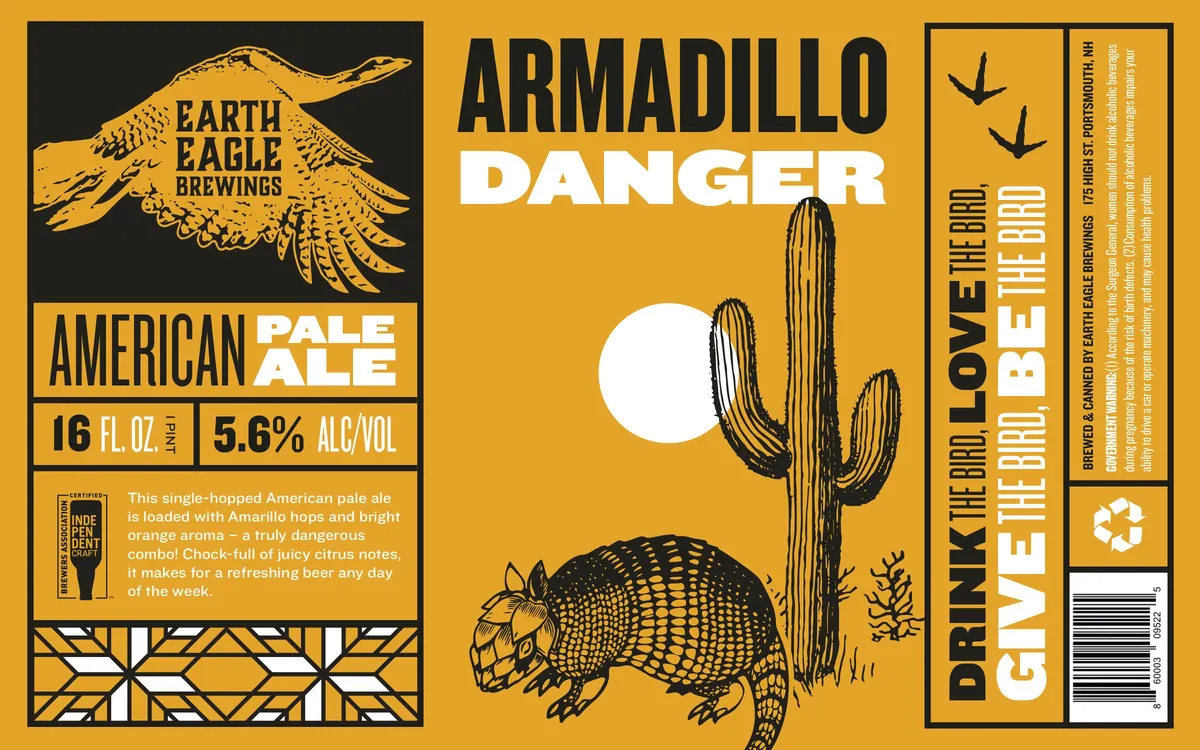 Armadillo Danger — full label as filed with TTB