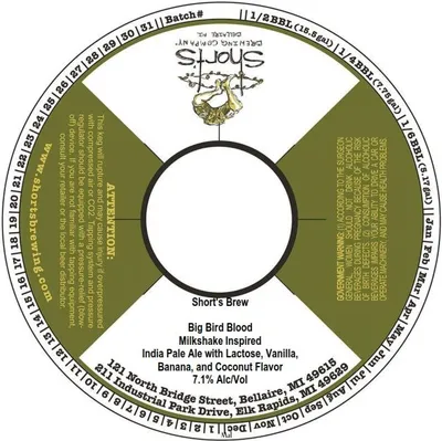 Big Bird Blood label