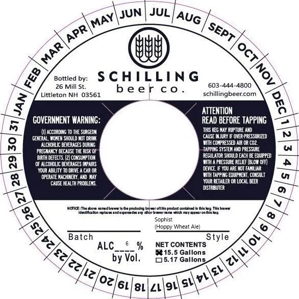 Sophist — full label as filed with TTB