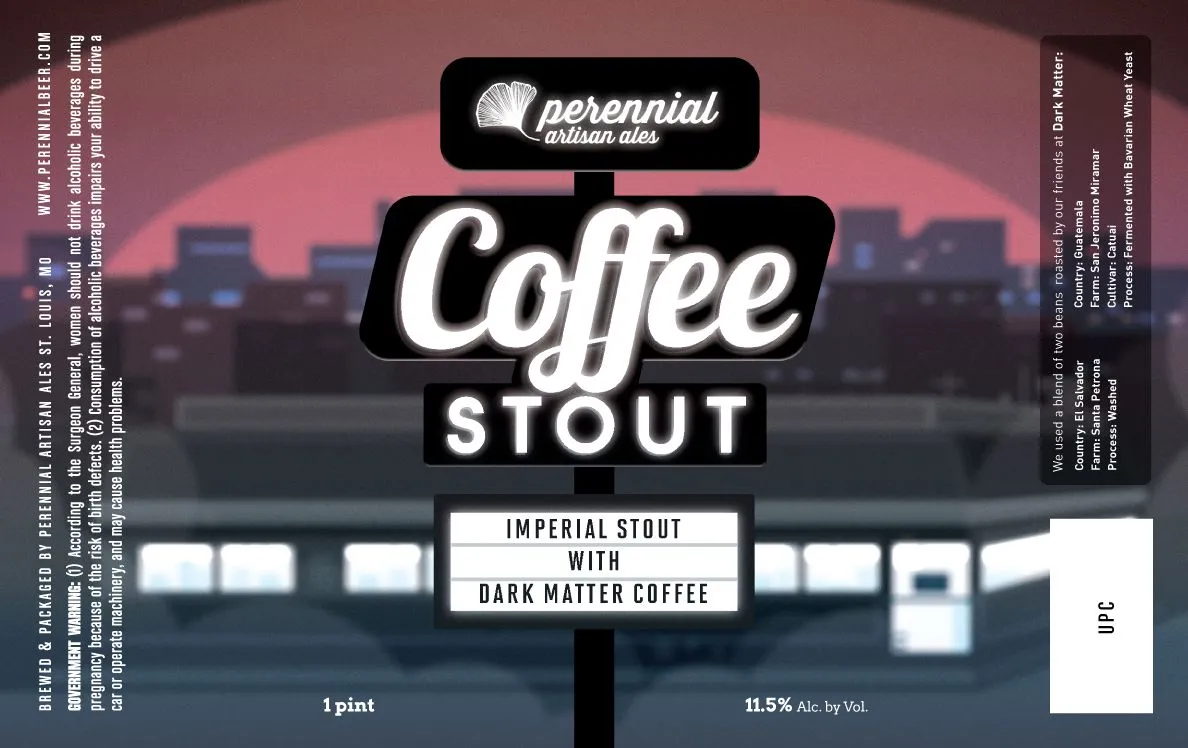Coffee Stout — full label as filed with TTB