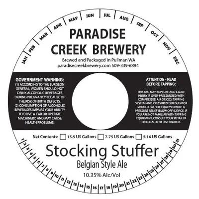 Stocking Stuffer label