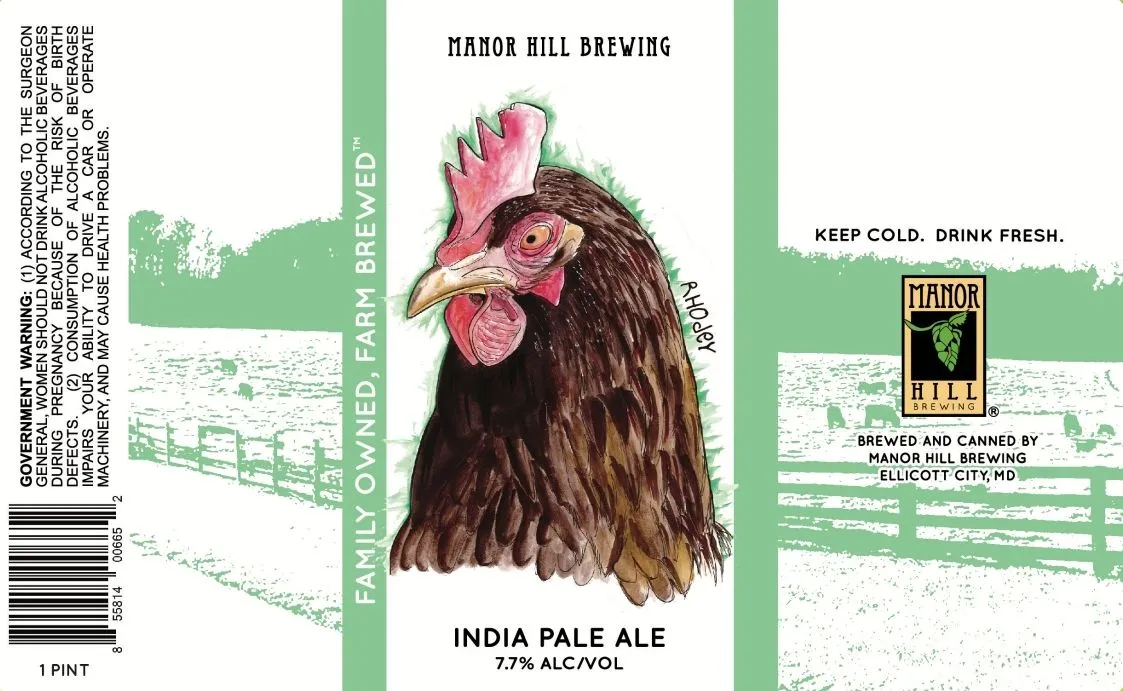 Rhodey — full label as filed with TTB