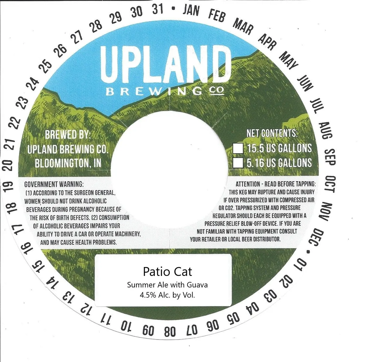 Patio Cat — full label as filed with TTB