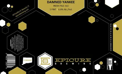 Damned Yankee label