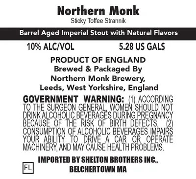 Sticky Toffee Strannik label