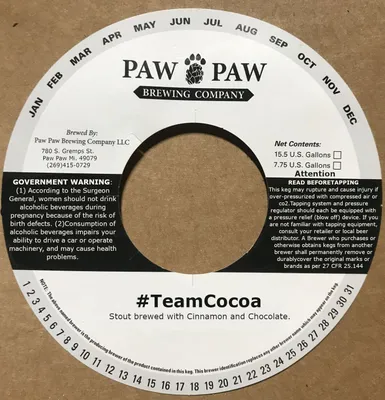 #TeamCocoa label