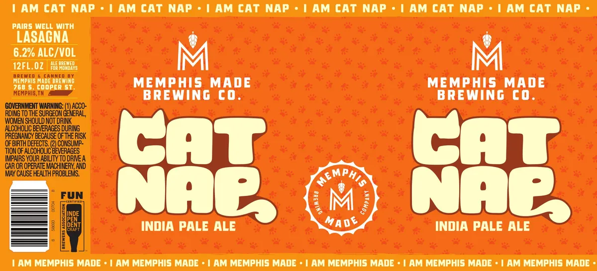 Cat Nap — full label as filed with TTB
