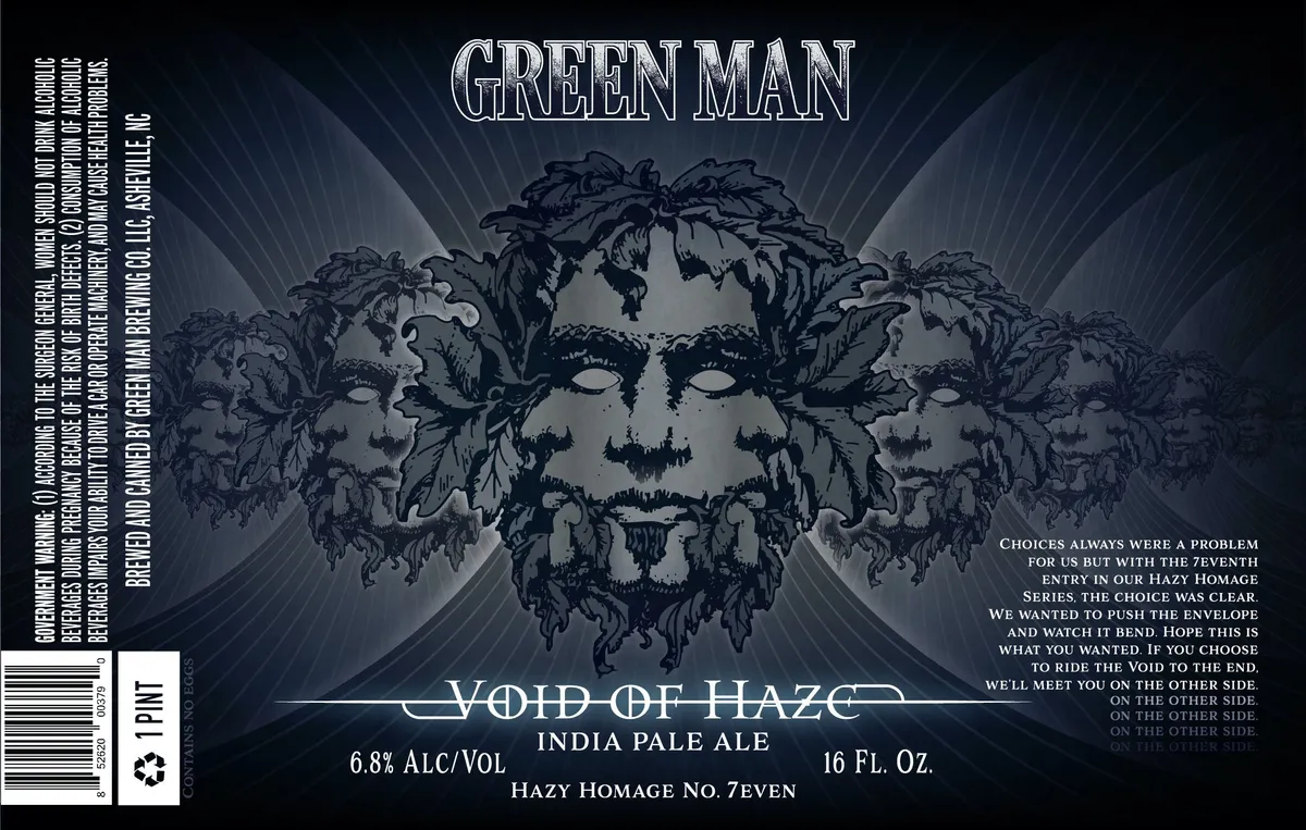 Void of Haze — full label as filed with TTB