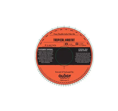 Tropical Habitat label