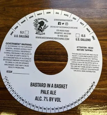 Bastard in a Basket label
