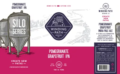 Pomegranate Grapefruit IPA label