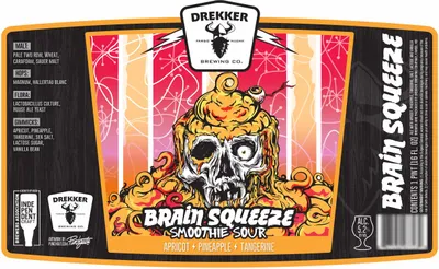 Brain Squeeze Smoothie Sour label
