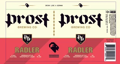 Radler German-Style Grapefruit Lager label