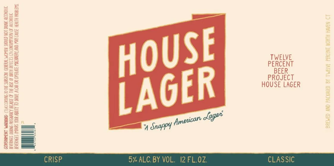 House Lager — full label as filed with TTB