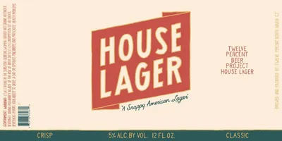 House Lager label