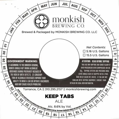 Keep Tabs label