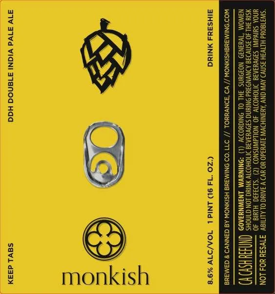 Keep Tabs — full label as filed with TTB