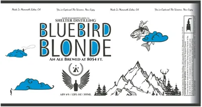 Bluebird Blonde label