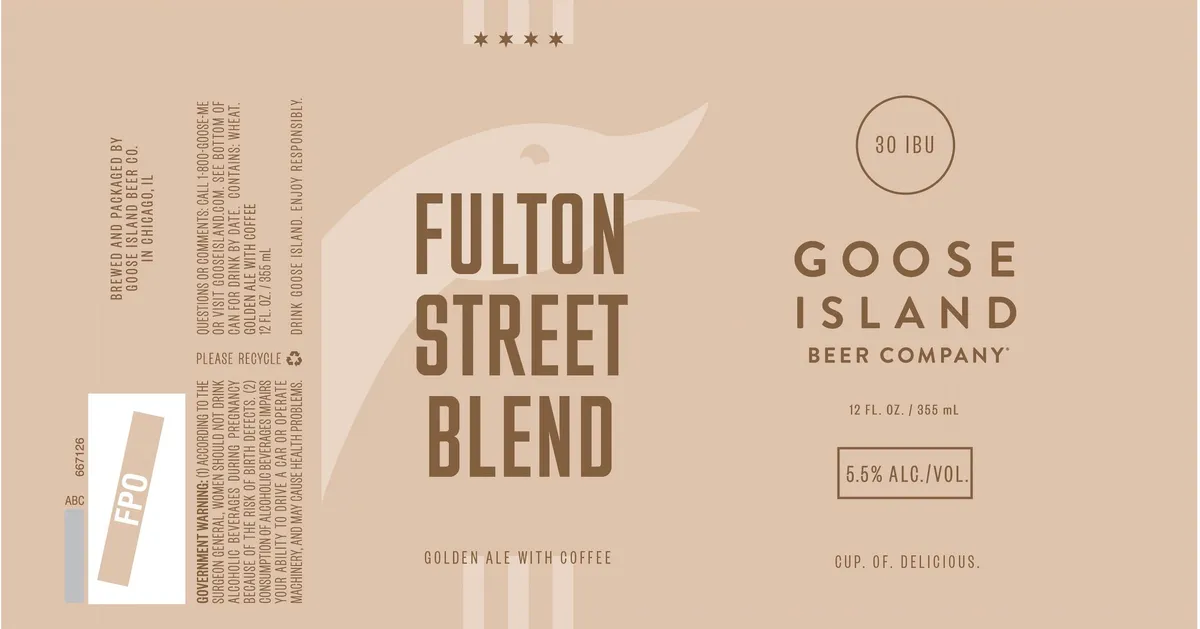 Fulton Street Blend — full label as filed with TTB