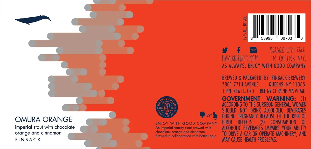 Omura Orange — full label as filed with TTB