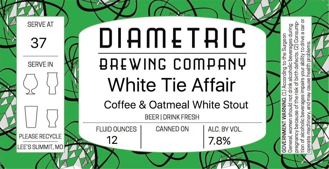 White Tie Affair label