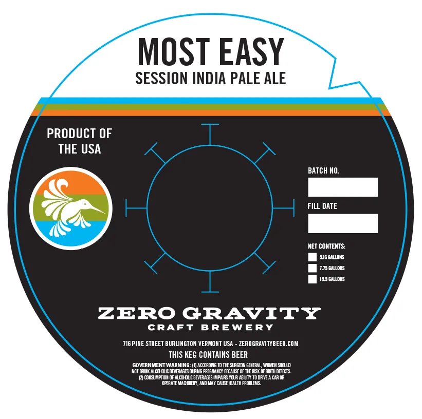 Most Easy — full label as filed with TTB